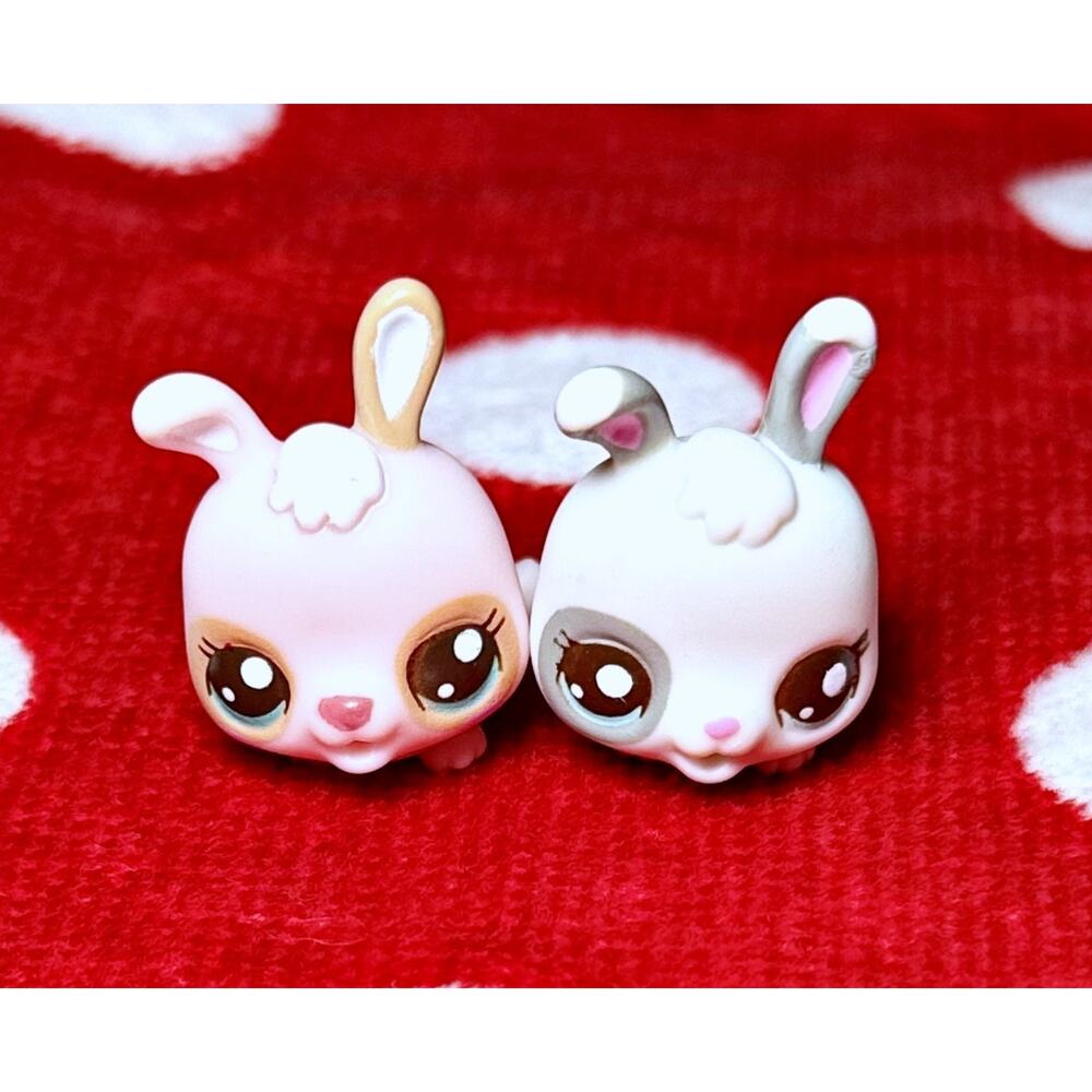 Authentic LPS Littlest Pet Shop #2669 #2629 Cutest Pets Baby Bunny Rabbit Nap - Picture 4 of 8